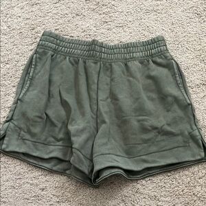 Women's Green Lounge Shorts